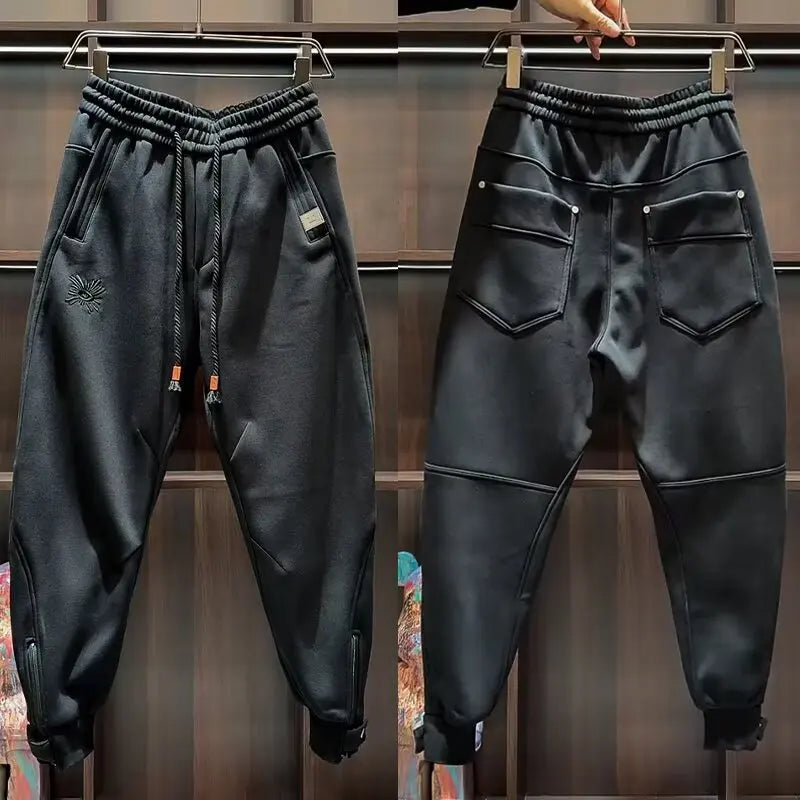Wide jogger sweatpants