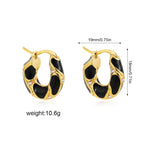 Vintage Water Drop Hoops