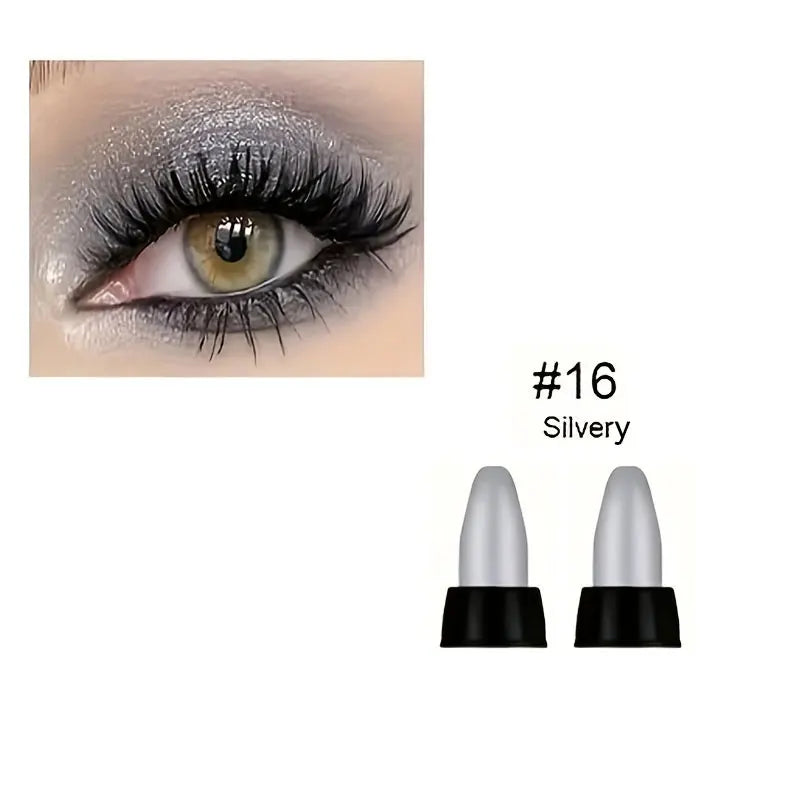16 Colors Pearlescent Glitter Eyeliner