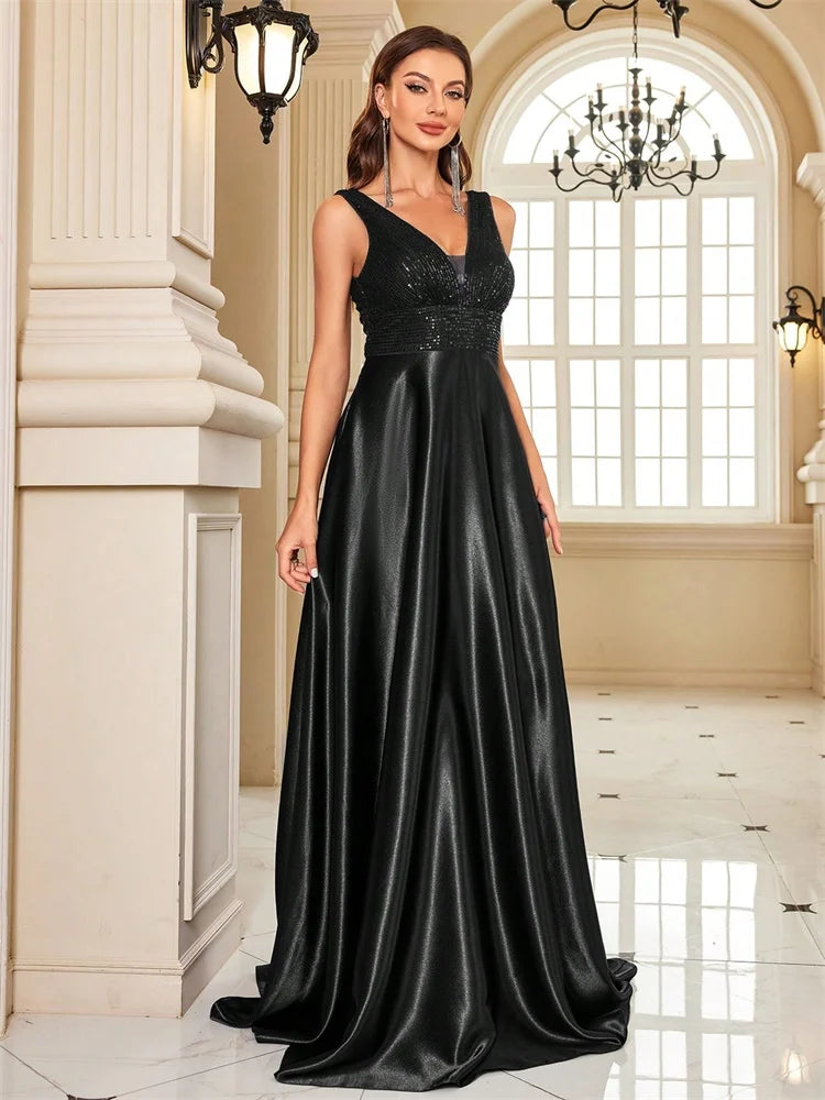 Sequin Evening Gown