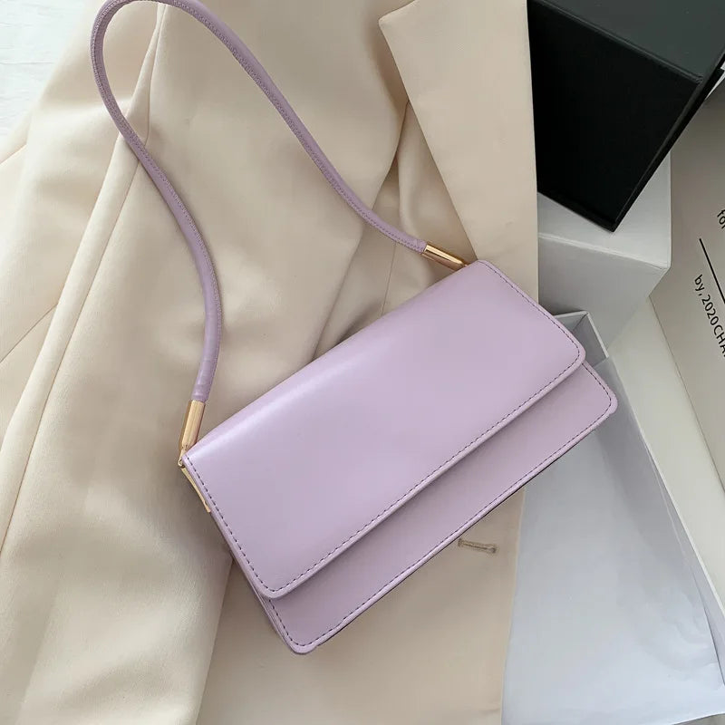 PU Saddle Shoulder Bag