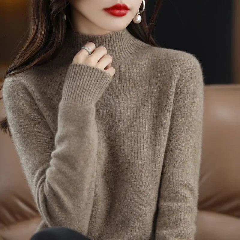Basic Half-High Collar Sweater