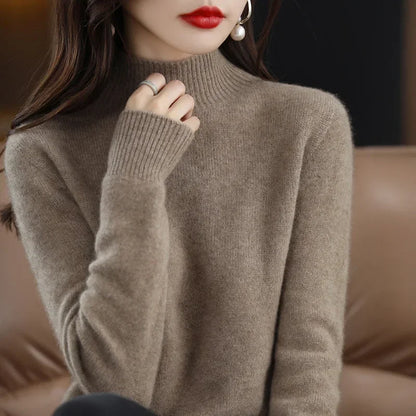 Basic Half-High Collar Sweater