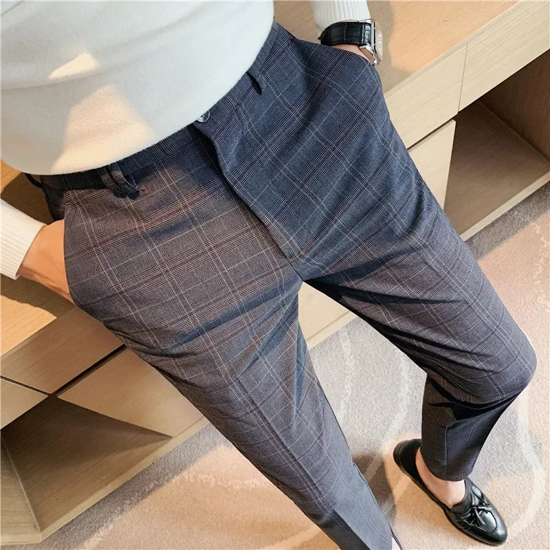 Slim Formal Wedding Suit Trousers