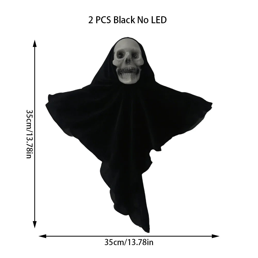 Hanging Skull Ghost Ornaments