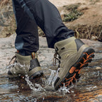 High-Top Waterproof Hiking Shoes