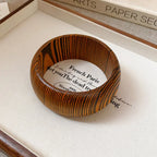 Vintage Wooden Round Bangle