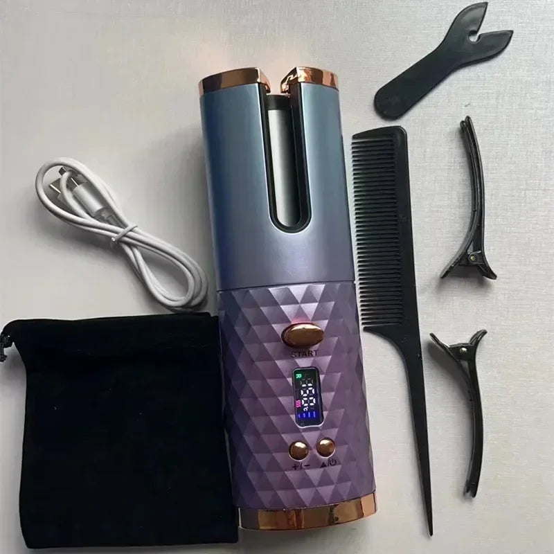 Wireless Ceramic Hair Curler
