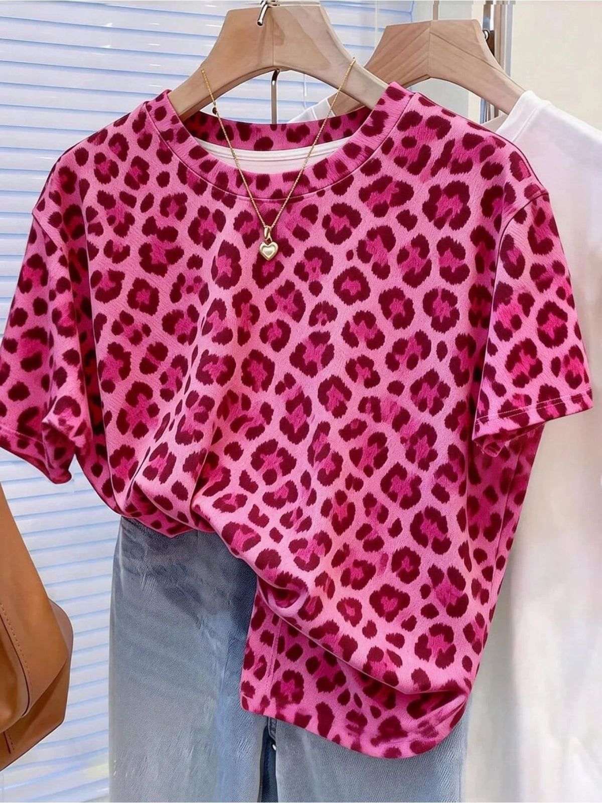 Leopard Print Oversized T-Shirt