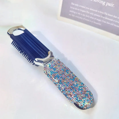 Diamond Folding Comb Mirror