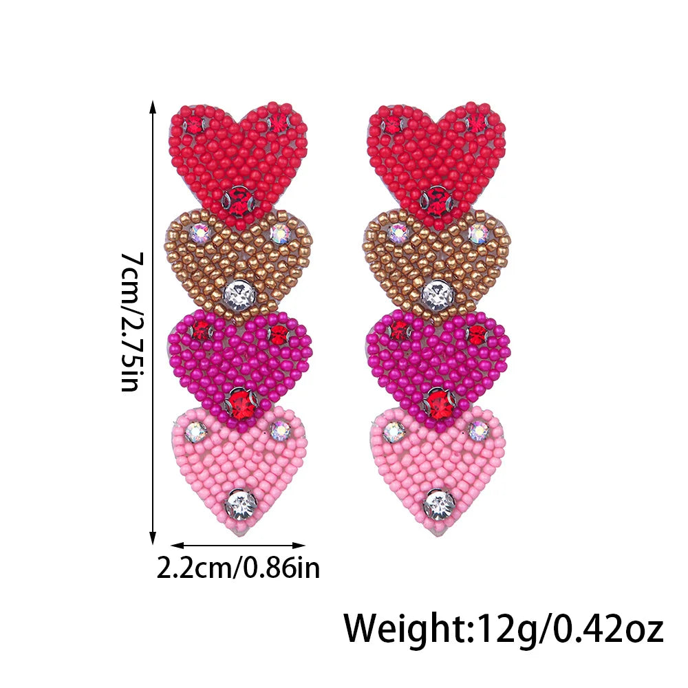 Love Letter Beaded Earrings