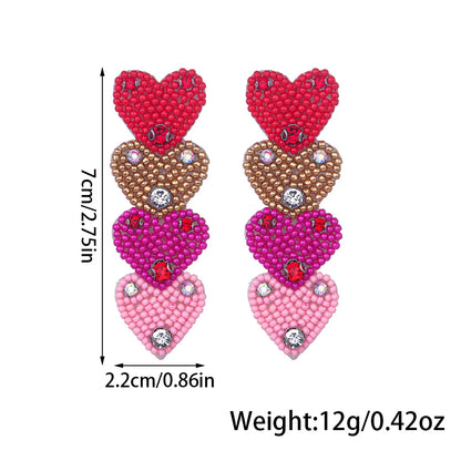 Love Letter Beaded Earrings
