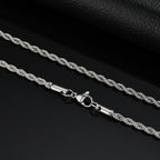 Mprainbow Braided Link Necklace