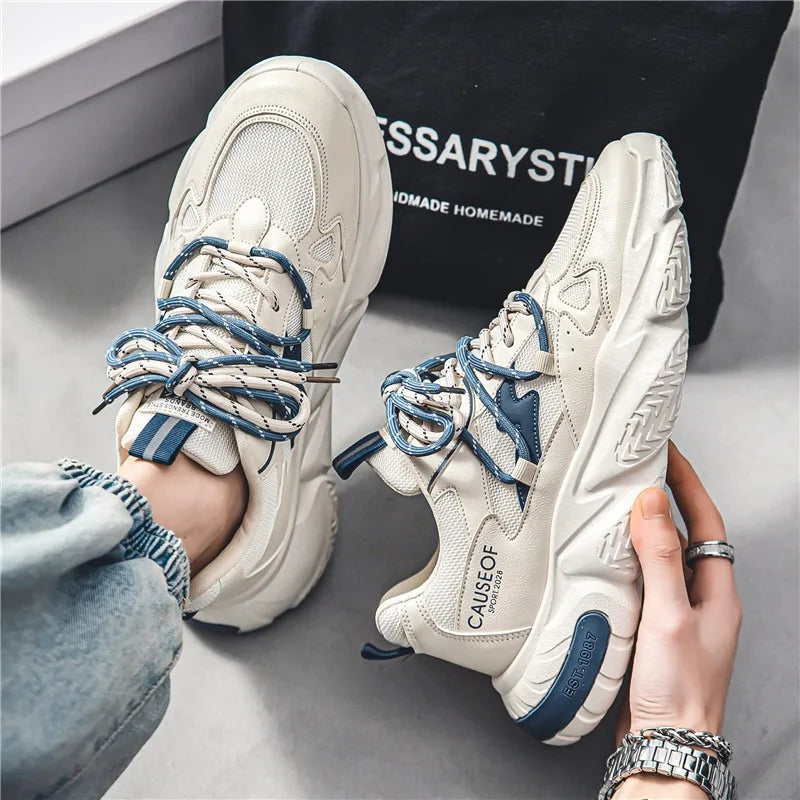 Streetwear Mesh Platform Spring Sneakers