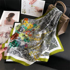 Print Square Sunscreen Scarf