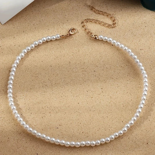 Fashionable Pearl Love Necklace
