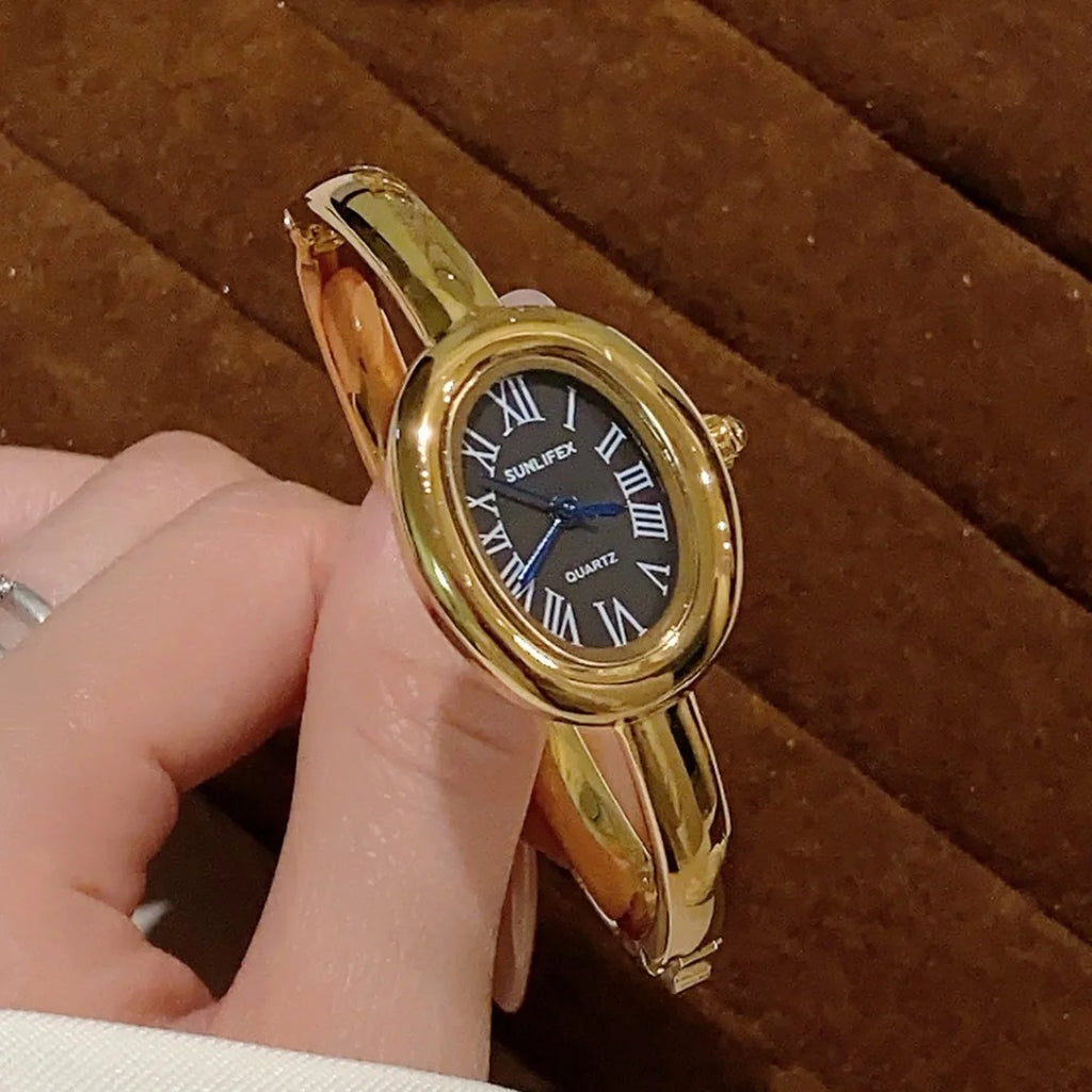 Oval Roman Watch