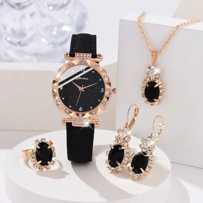 Women’s Luxury Rhinestone Watch Set