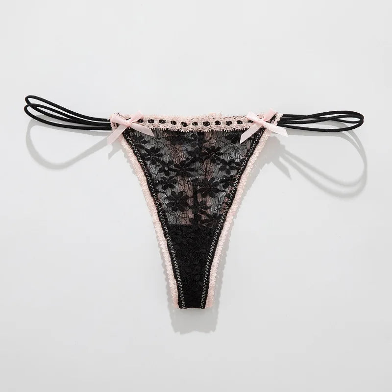 Lace Bow G-String
