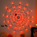 Glowing Spider Web Light Decor