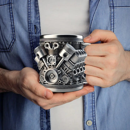 Engine Coffee Mug Stainless Steel