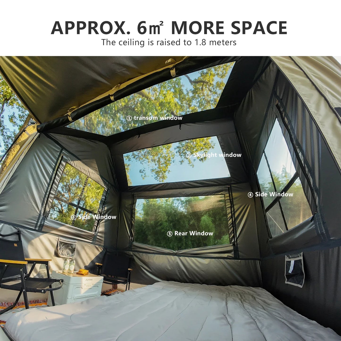 Automatic Ridge Camping Tent 3-4 Person