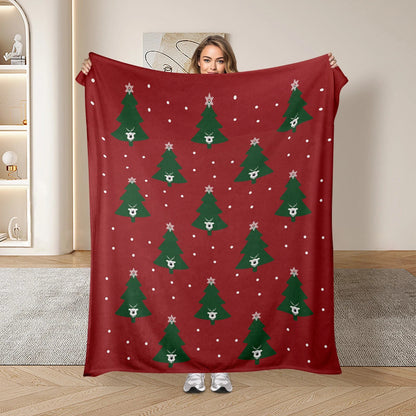 Cozy Holiday Flannel Blanket