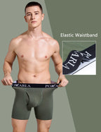 POKARLA Men’s Cotton Boxer Shorts