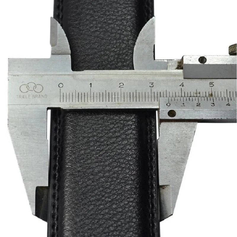 Genuine leather automatic belt