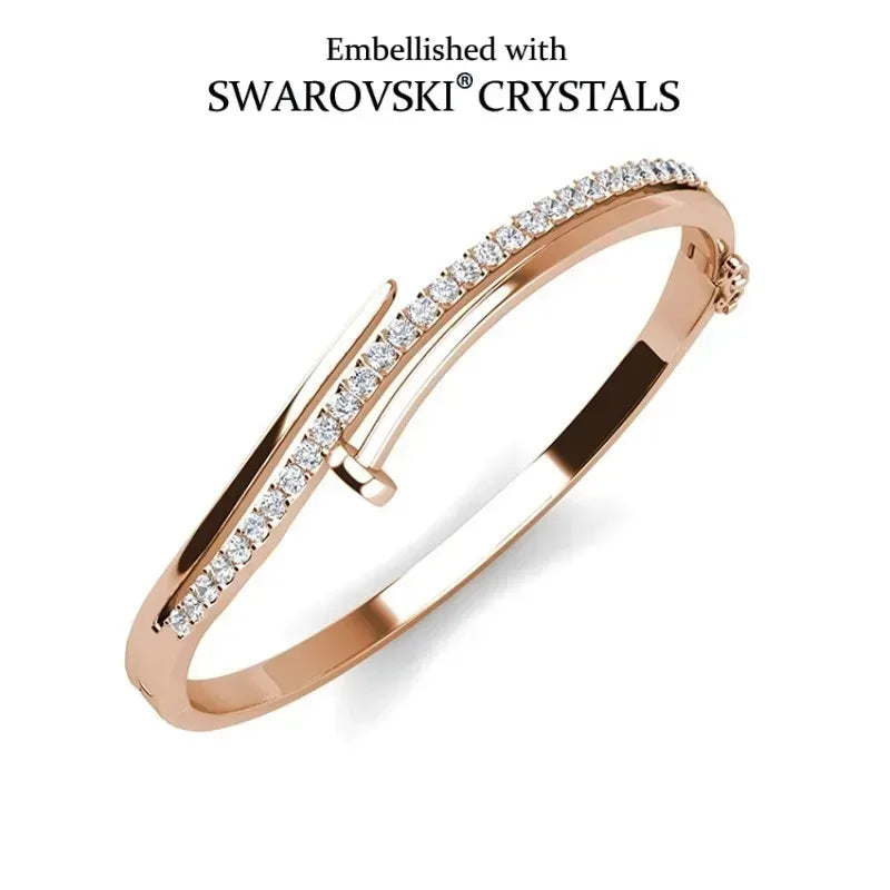 Swarovski Crystal Cuff Bracelet