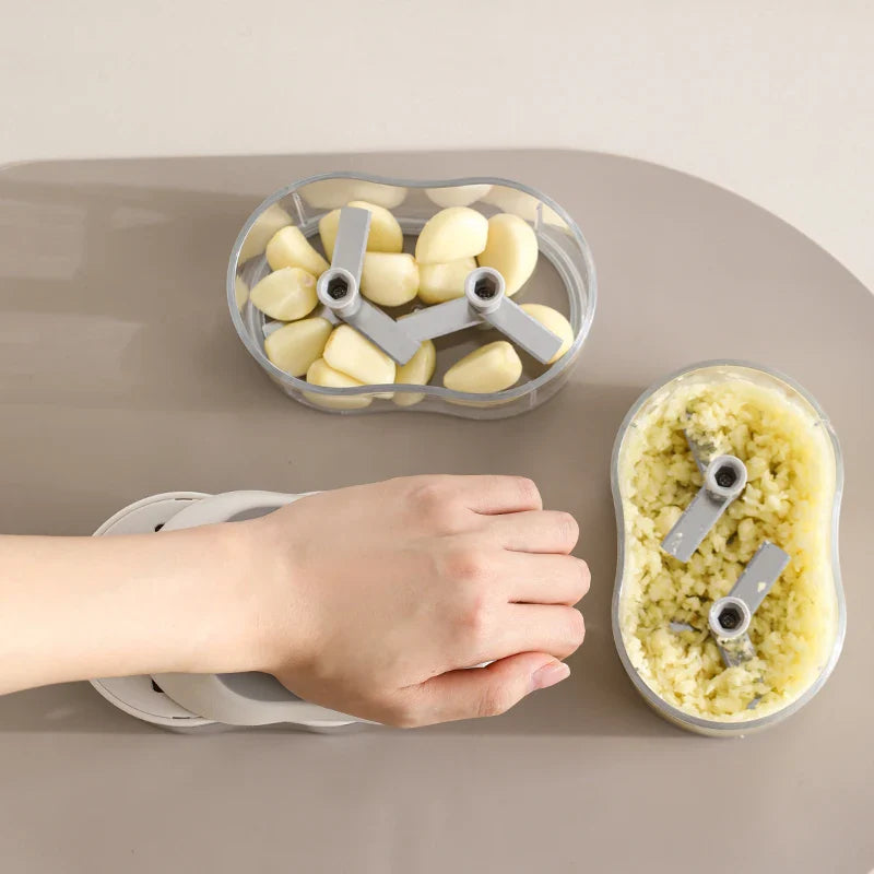 Hand-Pushed Manual Garlic Cutter