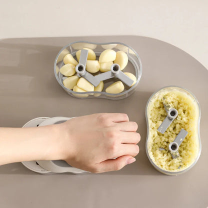 Hand-Pushed Manual Garlic Cutter
