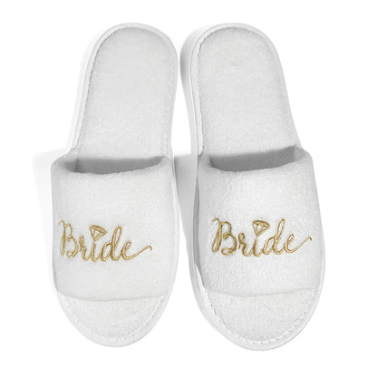 Bride Bridesmaid Wedding Slippers