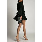 Pleated Mini Dress
