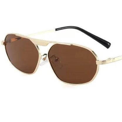 Unisex Oval Pilot Sunglasses – UV400 Fashion Eyewear