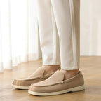 Suede Leather Driving Loafers