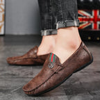 Genuine Leather Driving Loafers