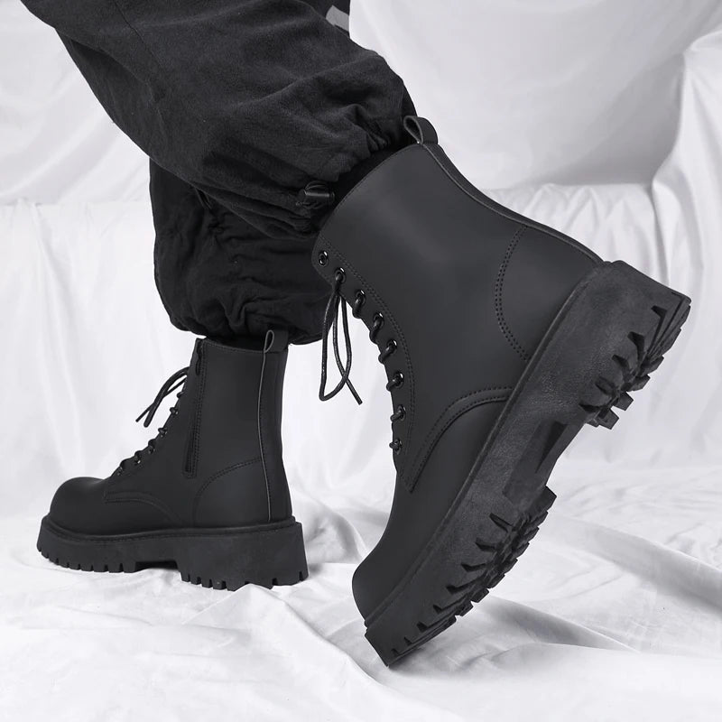 PU Leather Chelsea Boots