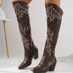 Retro Knee Boots
