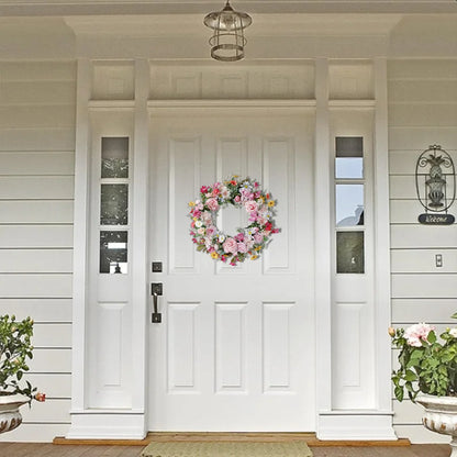 Spring Summer Flower Wreath