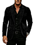 Suede Texture Notch-Lapel Sport Coat