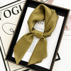 Solid Color Square Bandana Scarf