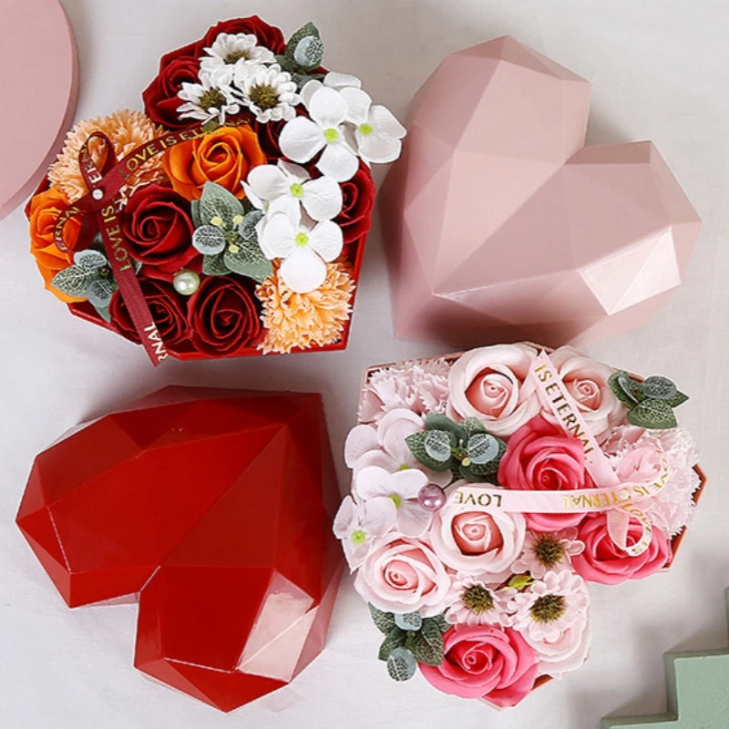Heart Soap Roses
