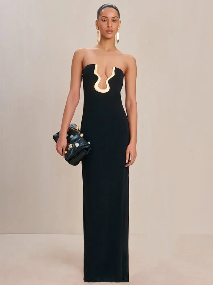 Strapless Backless Bodycon Dress