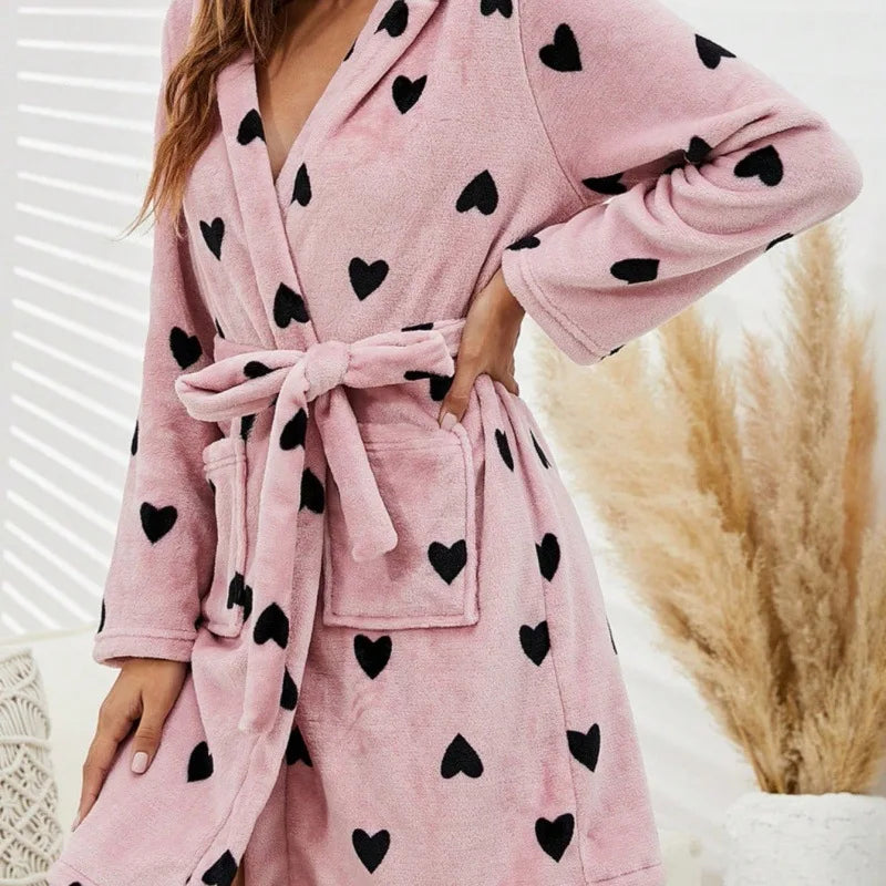 Printed Bathrobe for Women