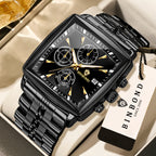 BINBOND Steel Chronograph Quartz Watch
