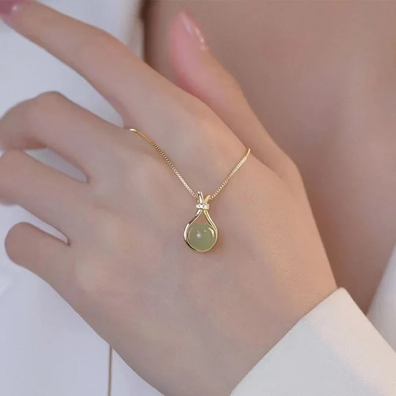 Retro Style Jade Pendant