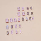 French Square Press-On Nails