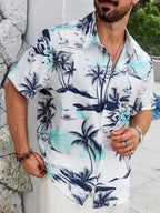 Beach Print Casual Shirt