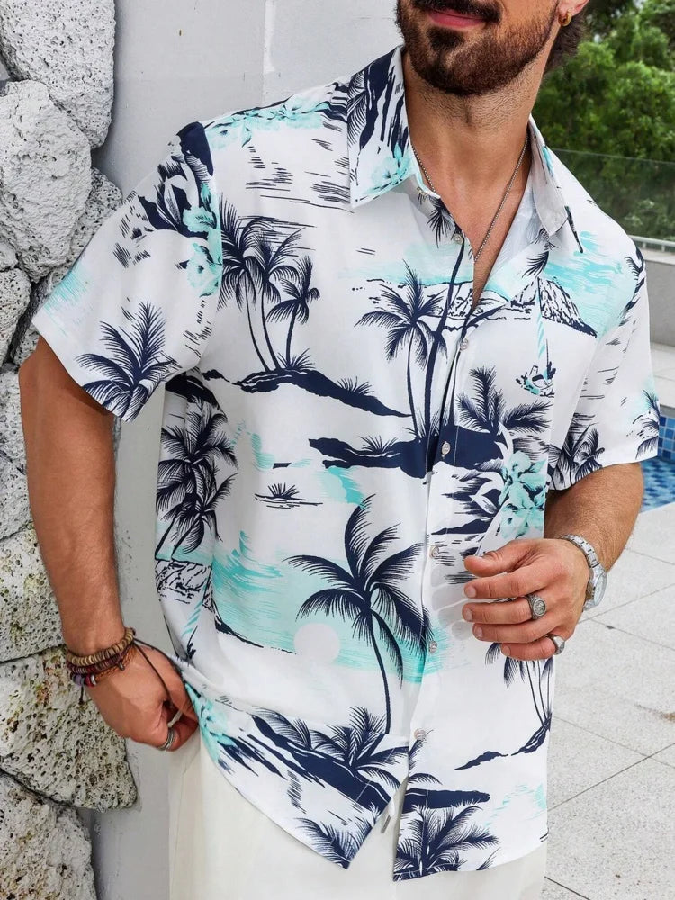 Beach Print Casual Shirt